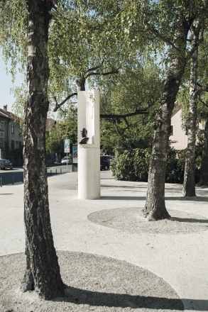 Rok Žnidaršič: Spomenik Njegošu v Ljubljani, 2014, foto Martin Kruh