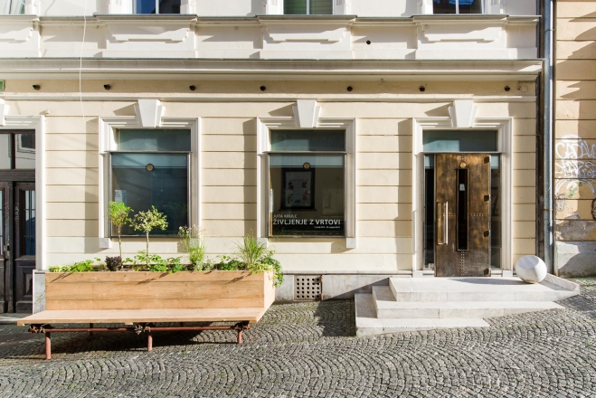 DESSA gallery at Zidovska steza 4 in Ljubljana, photo Blaz Jamsek, June 2015