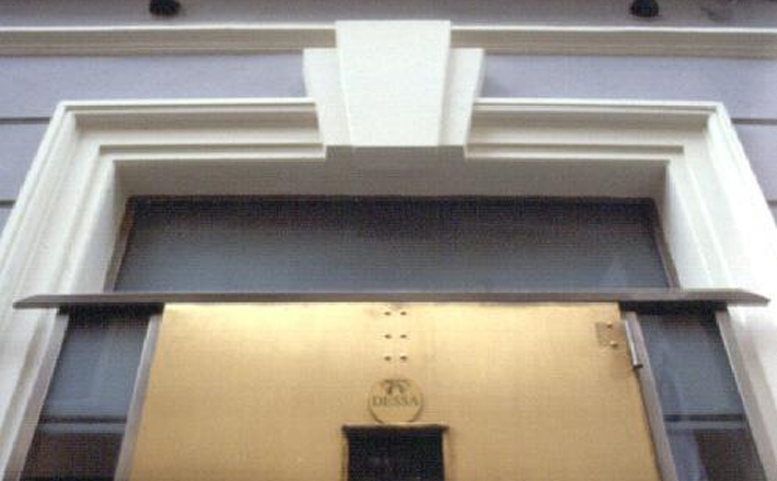 DESSA gallery at Zidovska steza 4 in Ljubljana, photo Damjan Gale