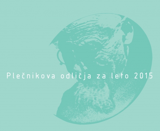 Plečnikova odličja za 2015