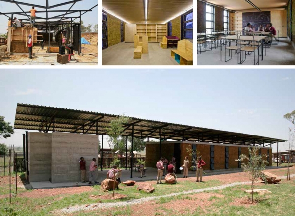2010 Classroom and Library | Faculty of Architecture, University of Ljubljana | Ithuba Community College, Johannesburg, South Africa