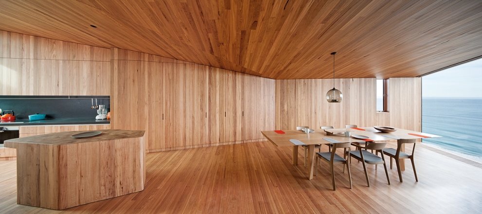 Fairhaven hiša na obali, foto Trevor Mein