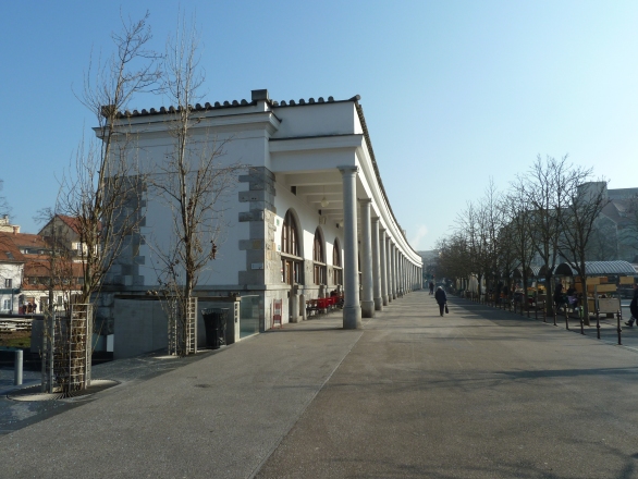 Barbara Rot, roj. Demšar: Prenova Plečnikove tržnice v Ljubljani, 1994–1995, Vir foto: UIFS ZRC SAZU, Helena Seražin