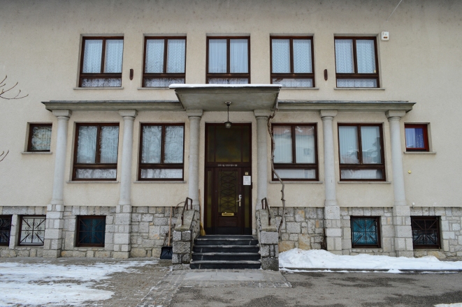 Erna Tomšič, Novo župnišče v Ribnici, 1969, Vir foto: Tina Boc