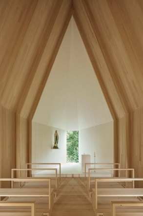 2017 Piranesi Award: Chapel Salgenreute Krumbach, Austria, 2016, architect Bernardo Bader, photo Adolf Bereuter