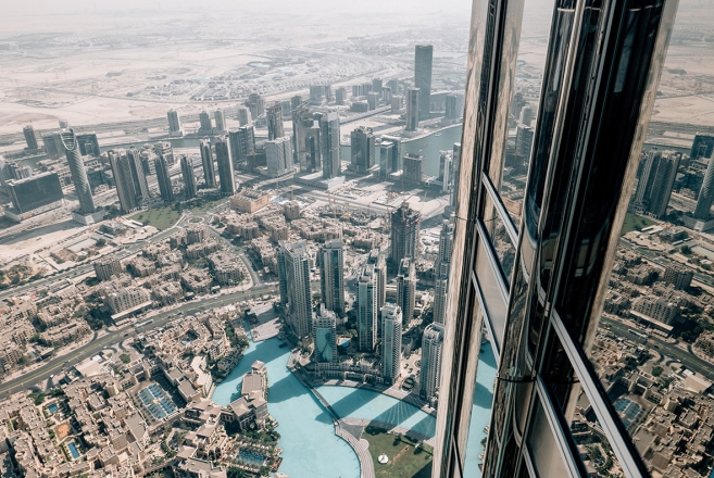 Burj Khalifa, Dubaj, arh. Adrian Smith, 2010, foto Teodor Hribovšek