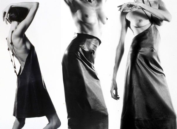 Metka Vrhunc, Eksperimentalna kolekcija Popek, črna ovčja napa, 1969, zasebni arhiv Metke Vrhunc