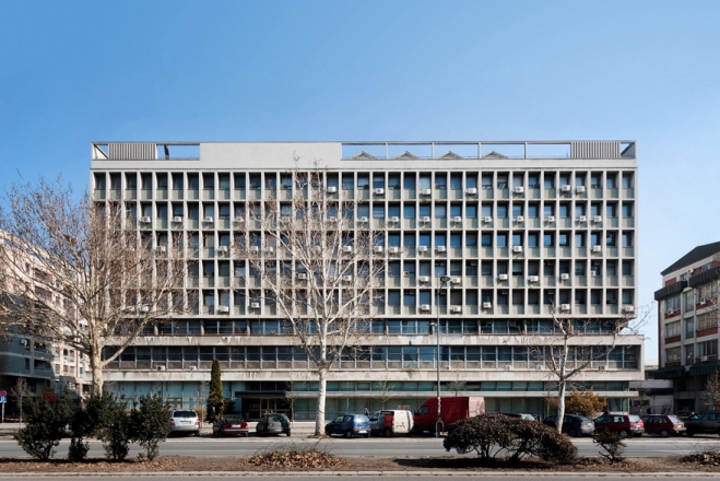 Office building at Boulevard 23 October, 1957-59, arch. Sibin Đorđević, photo Relja Ivanić