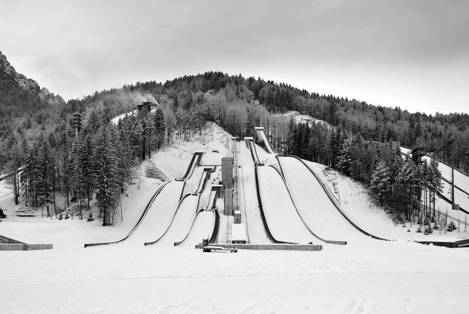 Planica Nordic Centre: Ski Jumps, Auxiliary and Sports Facilities, architecture: Studio Abiro, photo: Miran Kambič