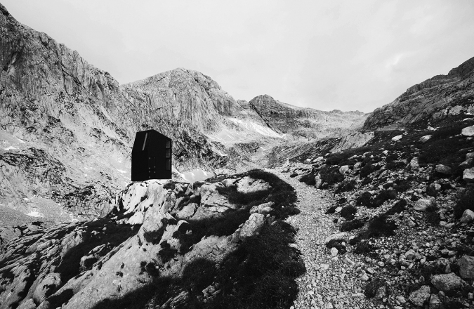 Bivouac under Grintovec Mountain, 2009, architecture: Miha Kajzelj, photo: Matevž Paternoster