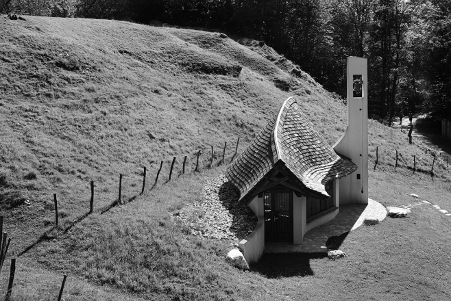 Family Chapel Bovec, architecture: Atelje Ostan Pavlin, photo: Miran Kambič, Aleksander S. Ostan