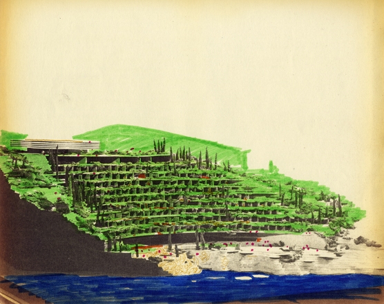 Hotel Libertas, Dubrovnik, 1968–74, arch. Andrija Činin-Šain, Žarko Vincek, photo arhiv Činin-Šain/HMA HAZU