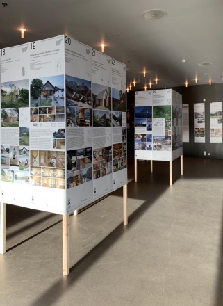 Slovenska alpska arhitektura v Ski museum Holmenkollen, foto Tjaša Mavrič