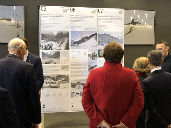 Opening of Dessa exhibition Slovene alpine architecture 2008-2018, photo