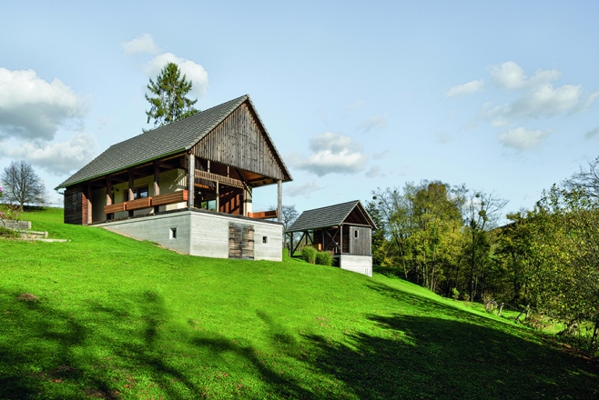 Hiša za preživetje, Trebče, 2016; studio abiro, foto: Miran Kambič