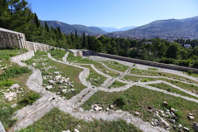 Partisan cemetery in Mostar on 15th June 2022 . Photo © Denis Kapetanović