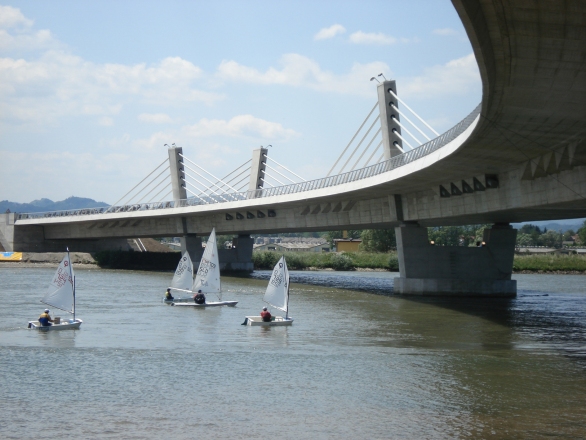 Puhov most, Ptuj, 2007, dr. Viktor Markelj, Ponting; mag. Peter Gabrijelčič, Arhitektura, foto: arhiv Ponting
