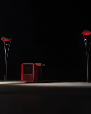 kiosk K67 at Ukmarjev trg/square in Koper, 2023