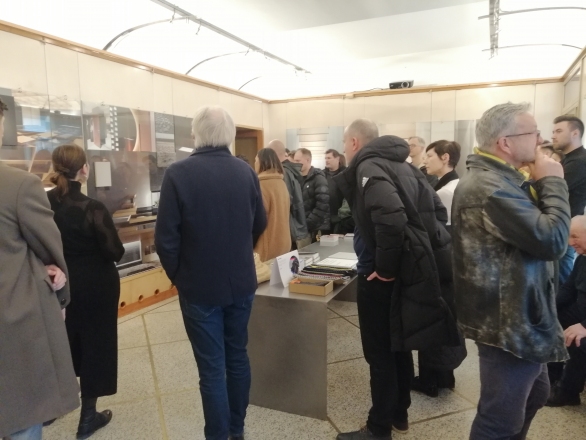 Vodstvo po razstavi, foto: Špela Kuhar