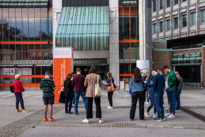 Visit of Cankarjev dom, photo: Špela Koščak