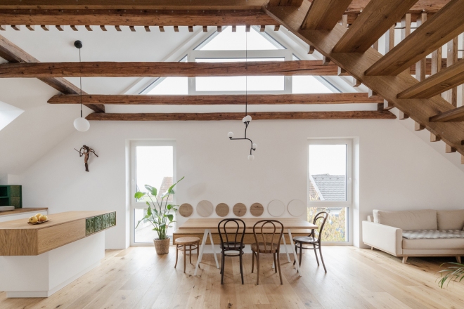 Mansard renovation, Viias architectural design, photo: Ana Skobe