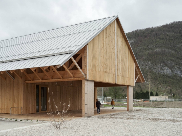 Bohinj Kindergarten, ARREA arhitektura in KAL A, foto: Luis Diaz Diaz