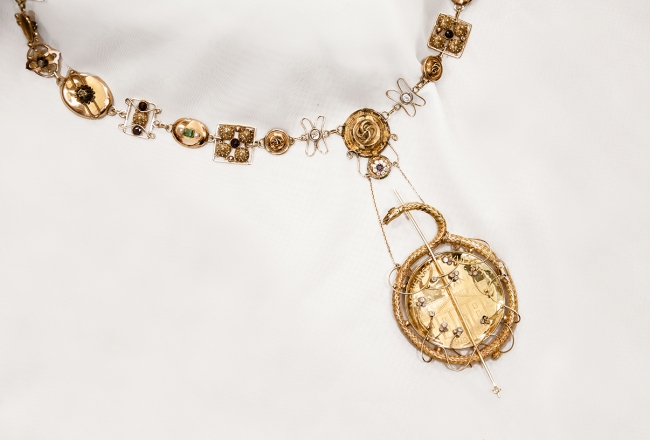 Design of the dean's chain for the Medical Faculty of the University of Ljubljana, 1963, photo: Hana Videmšek