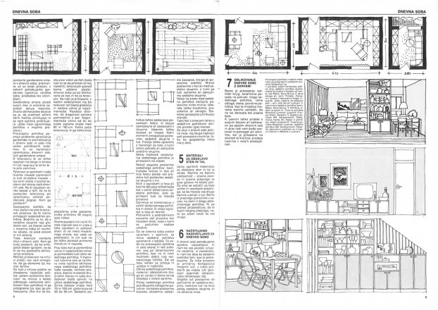 Marlena Humek Pehani: The booklet HOME is not just a roof over your head, Ljubljana: Lesnina, 1980, photo: Private archive of the Pehani family
